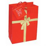 Gold Bow & Red Glossy Bag Series 